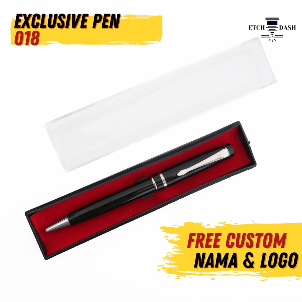 

Pulpen Metal Hitam Custom Merchandise Promosi Corporate - Exclusive Pen BM-018