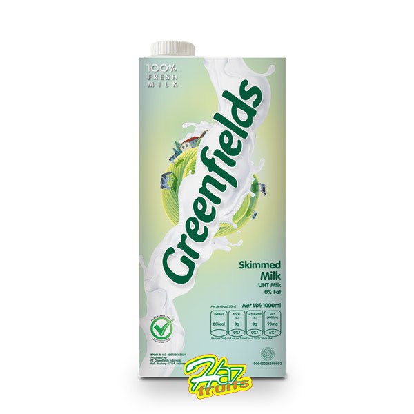 

Susu UHT Greenfields 1 Liter Skimmed