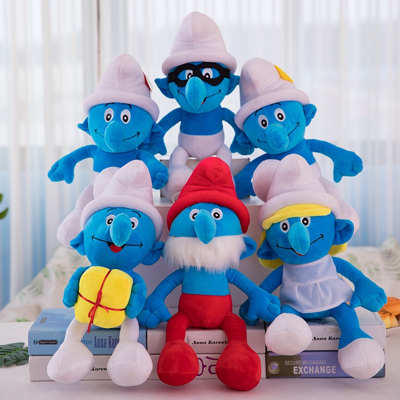 FG56JK 35 /45/55cm The Smurfs Mainan Mewah