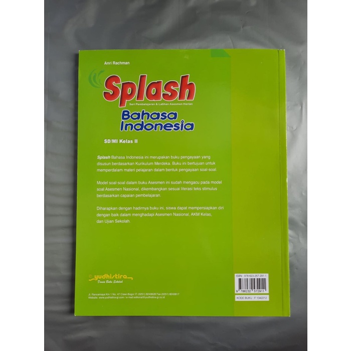 Splash B.Indonesia K.Merdeka Yudhistira SD/MI Kelas 2