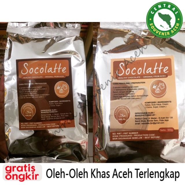 

Cokelat Original | Cokelat Creamer | Cokelat 3in1 | Cocoa Powder Socolatte Aceh 400-500 gr