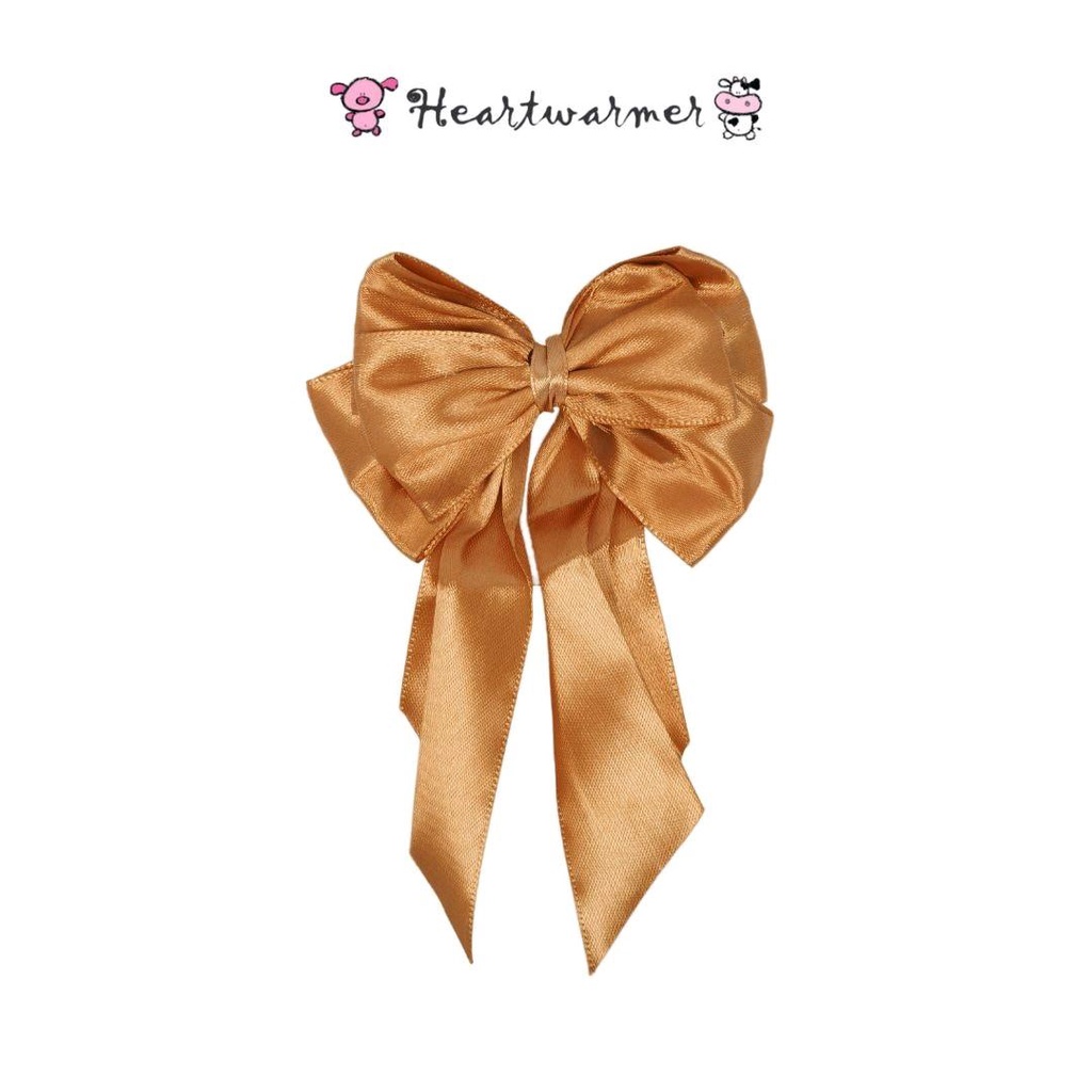 Jepit Rambut Pita Rumbe Bahan Satin Glossy