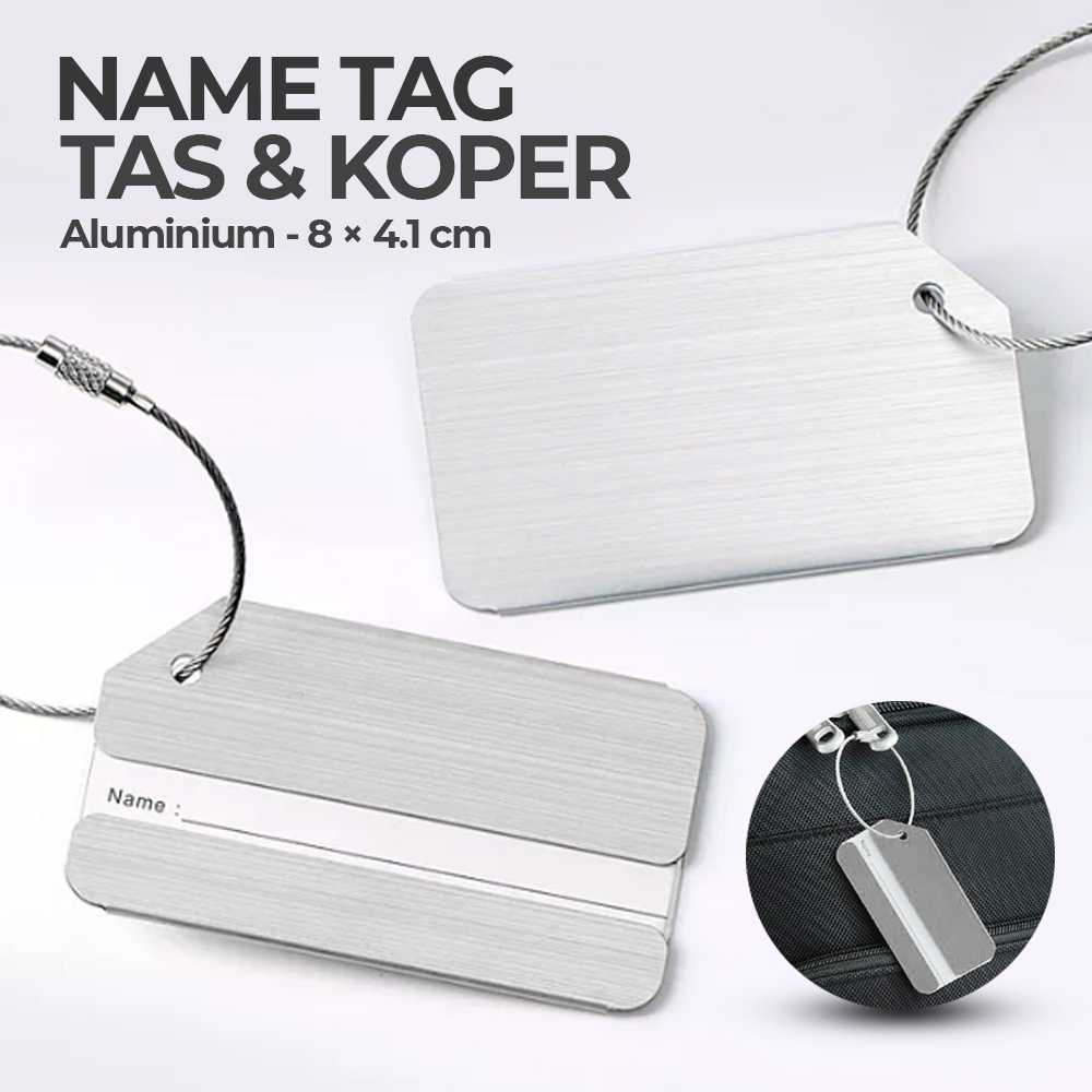 

COD Holder Name Tag ID Card Untuk Tas Dan Koper Travel Bahan Aluminium