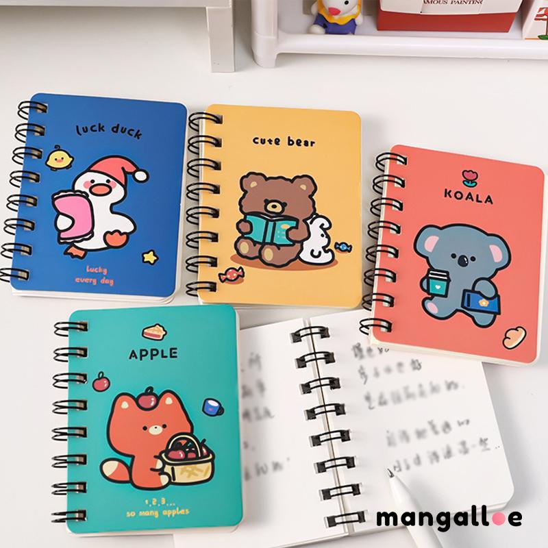 

Coil Notebook Kartun Hewan Portable Diary Notebook Lucu Alat Tulis -MG