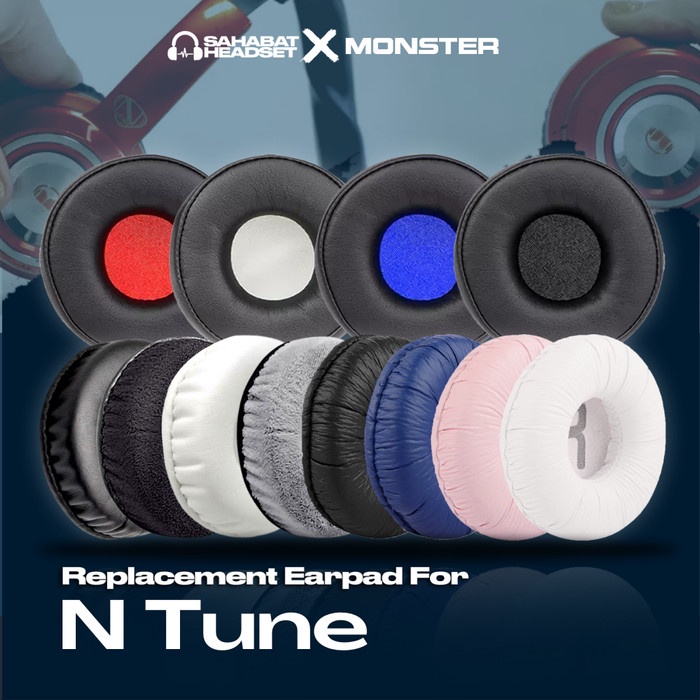 Earpad Ear Cushion Earcup Monster N Tune Busa Bantalan Foam Pad