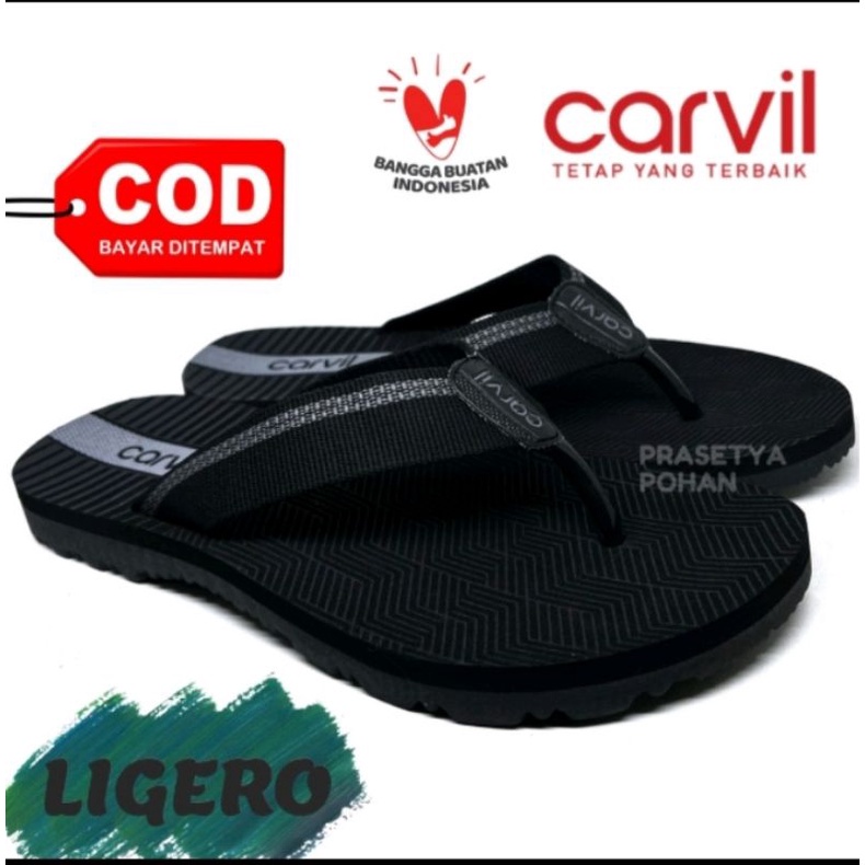 Sendal Jepit Carvil Pria Original UK 33-43 Model TERBARU Bayar Ditempat(COD)