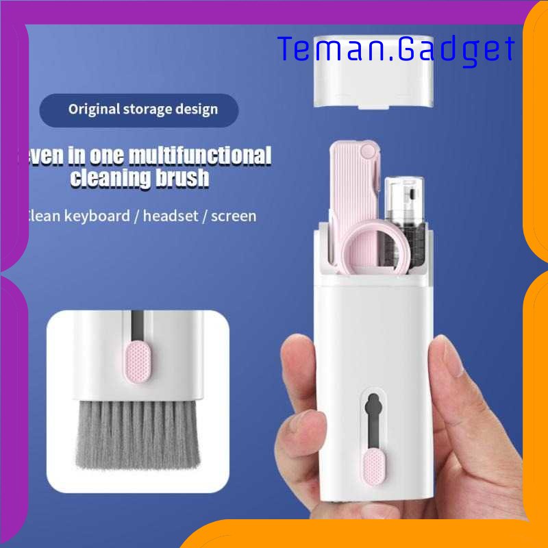 TG - ART CLEANJOY Sikat Pembersih Keyboard Folding 7 in 1 with Key Puller - Q6E