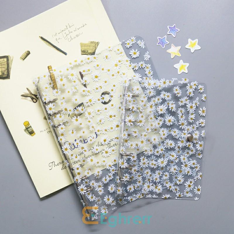 

✨EG-Buku Rekening Tangan Daisy Soft Shell PVC Binder Transparan A5/A6 Notebook-Eghrerr