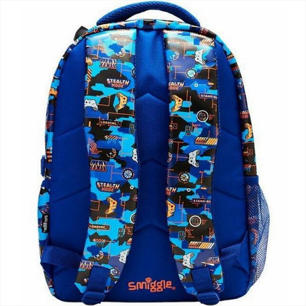 SMIGGLE Backpack Bag 444243 Attach Hey Navy Tas Ransel Anak