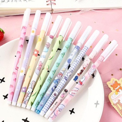 [ DBI ] Pulpen Gel Tinta Karakter Lucu - Bolpen Alat Tulis Perlengkapan Sekolah Kantor Pena Tinta Jel Lucu