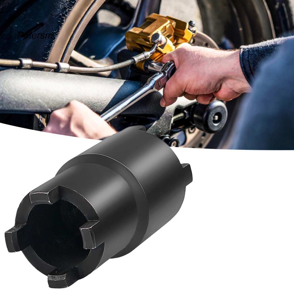 Kunci Sok Kopling PP Hitam Untuk Rumah Praktis Clutch Lock Nut Wrench Double-headed