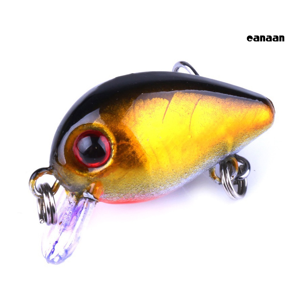 Cnn-10pcs 3cm 1.5g Mini Crankbait Ikan Kecil Umpan Pancing Ikan Umpan Keras Dengan Kait