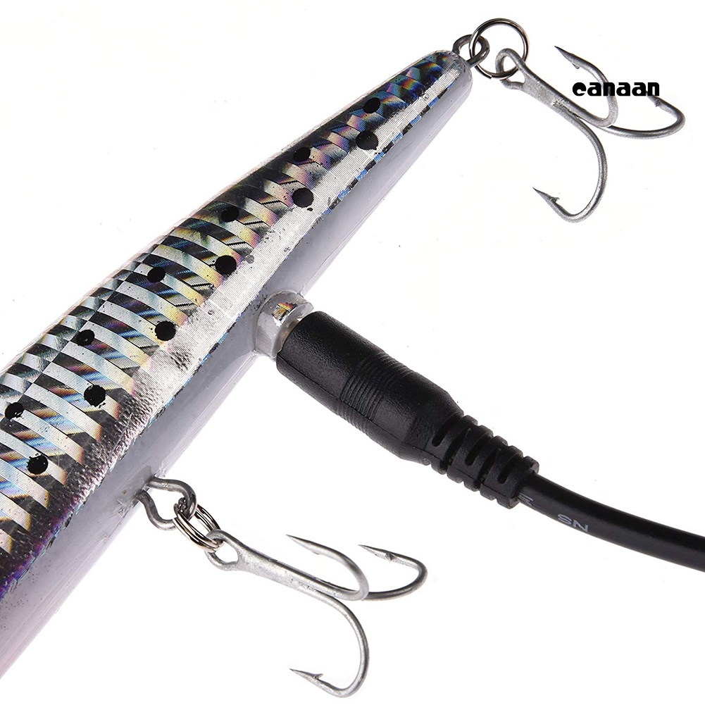 Cnn-12cm Memancing Buatan Manusia Hidup Keras Glow Lure Wobbler Air Ikan Umpan Renang