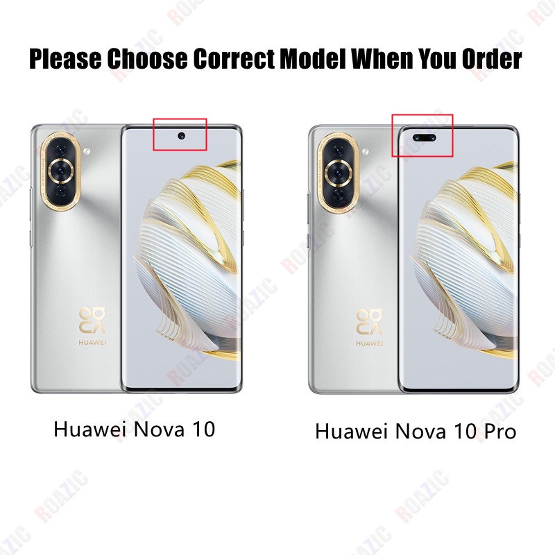 NOVA Gloden tree Transparan Simple Phone Case Untuk Huawei Nova10/Nova10 Pro Ins Silikon Lembut Shockproof Casing Full Cover Lensa Kamera Penutup Pelindung