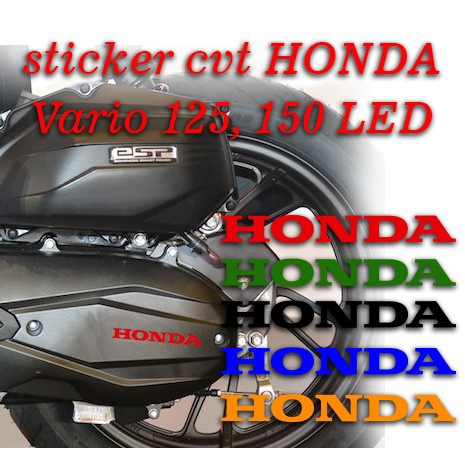 Stiker Honda Sticker CVT vario 125 150 LED