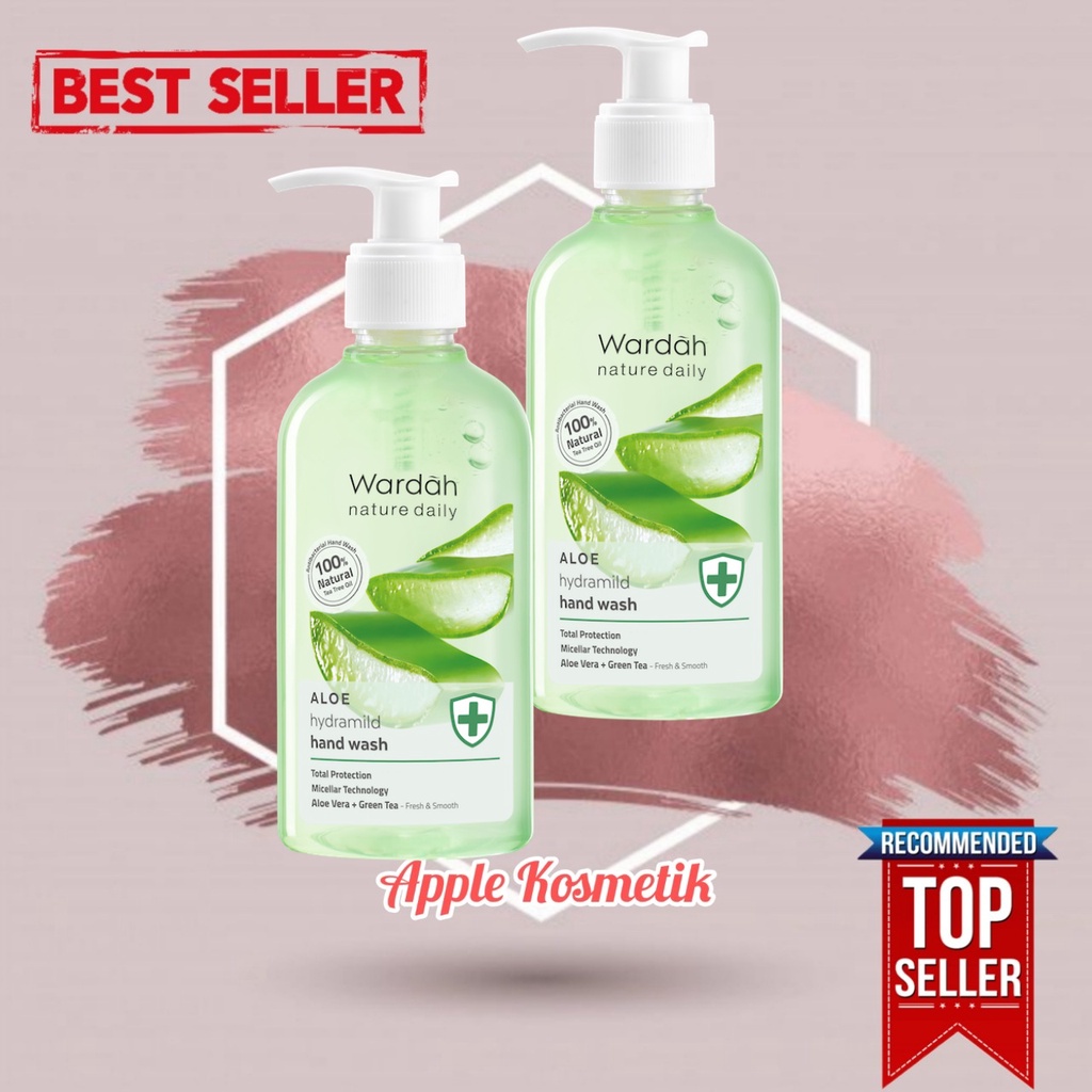 WARDAH Nature Daily Aloe Hydramild Hand Wash 250ml - Apple-Kosmetik