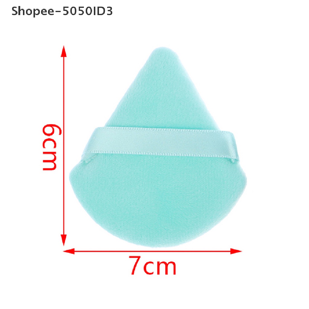 [HOT] 12pcs Segitiga Velvet Powder Puffs Washable Mini Finger Puffs Blend Alat Makeup [ID]