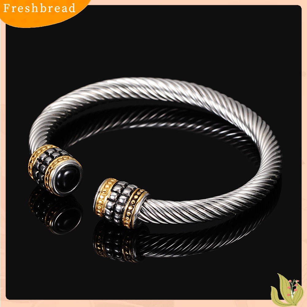 &lt; Freshbread &gt; Wanita Vintage Semi Berlian Imitasi Alloy Gelang Tangan Rantai Gelang Bangle Perhiasan Hadiah