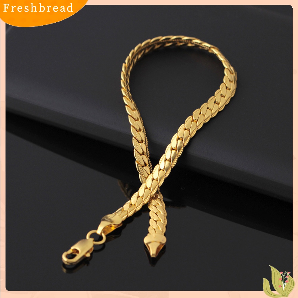 &lt; Freshbread &gt; Pria Wanita DIY Perhiasan Tangan Butik Fashion Rantai Samping Pesta Tanggal Gelang