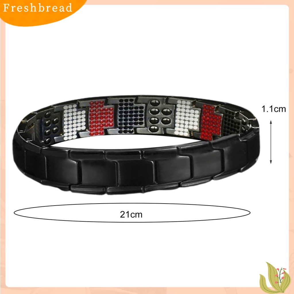 &lt; Freshbread &gt; Gelang Pasangan Anti-Fatigue Dilepas Energi Logam ic Gelang Pelangsing Perawatan Kesehatan