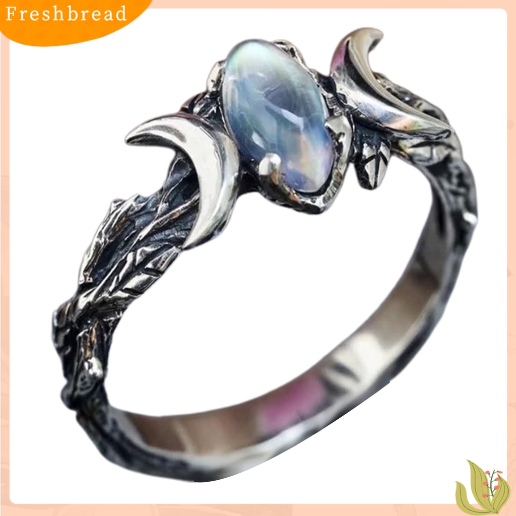 &lt; Freshbread &gt; Cincin Wanita Model Vintage Bohemia Berlian Imitasi Spesial Vintage Retro Untuk Ulang Tahun