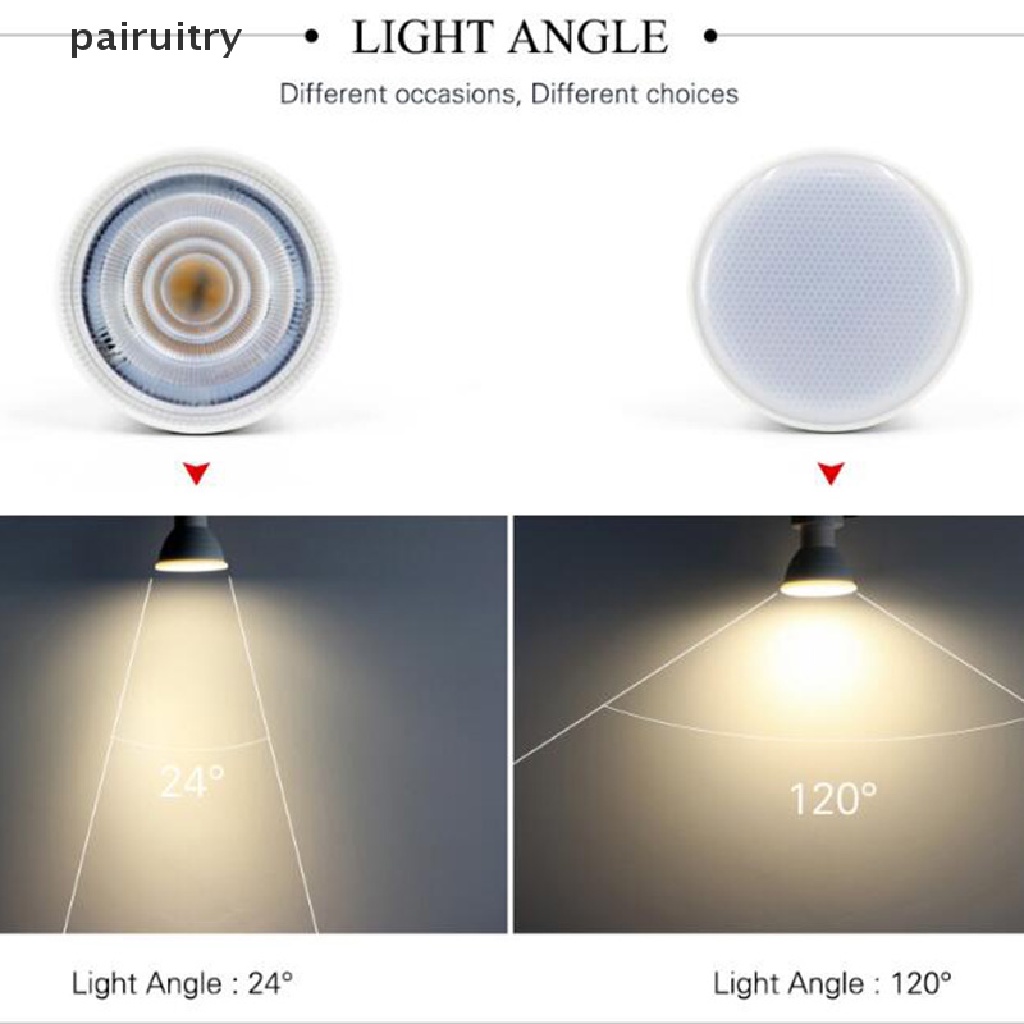 Prt Dimmable GU10 COB Lampu Sorot LED 6W MR16 Bulbs Light 220V Putih Lampu Down Light PRT