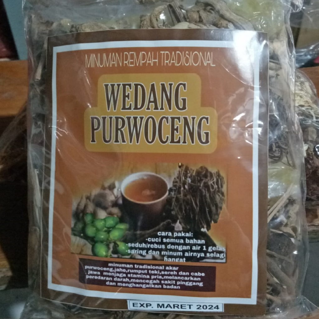 

Wedang Rempah Purwoceng Minuman Jamu Herbal Tradisional Pria Perkasa