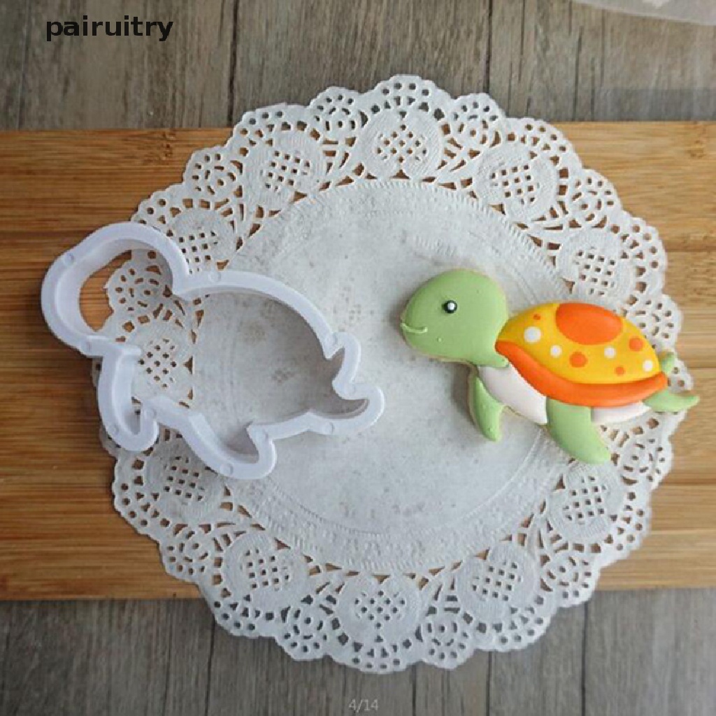 Prt 8pcs Pemotong Hewan Ikan Laut Sugarcraft Cake Decorag Cookies Cetakan Kue Kering PRT