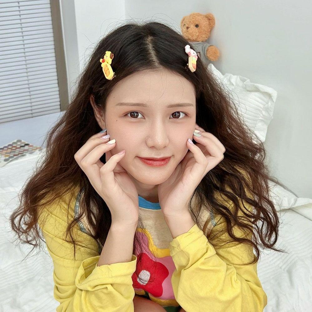 Agustinina Kartun Jepit Rambut Hiasan Kepala Lucu Kawaii Kuromi Poni Clip My Melody Hadiah Cinnamoroll Untuk Wanita Perempuan Jepit