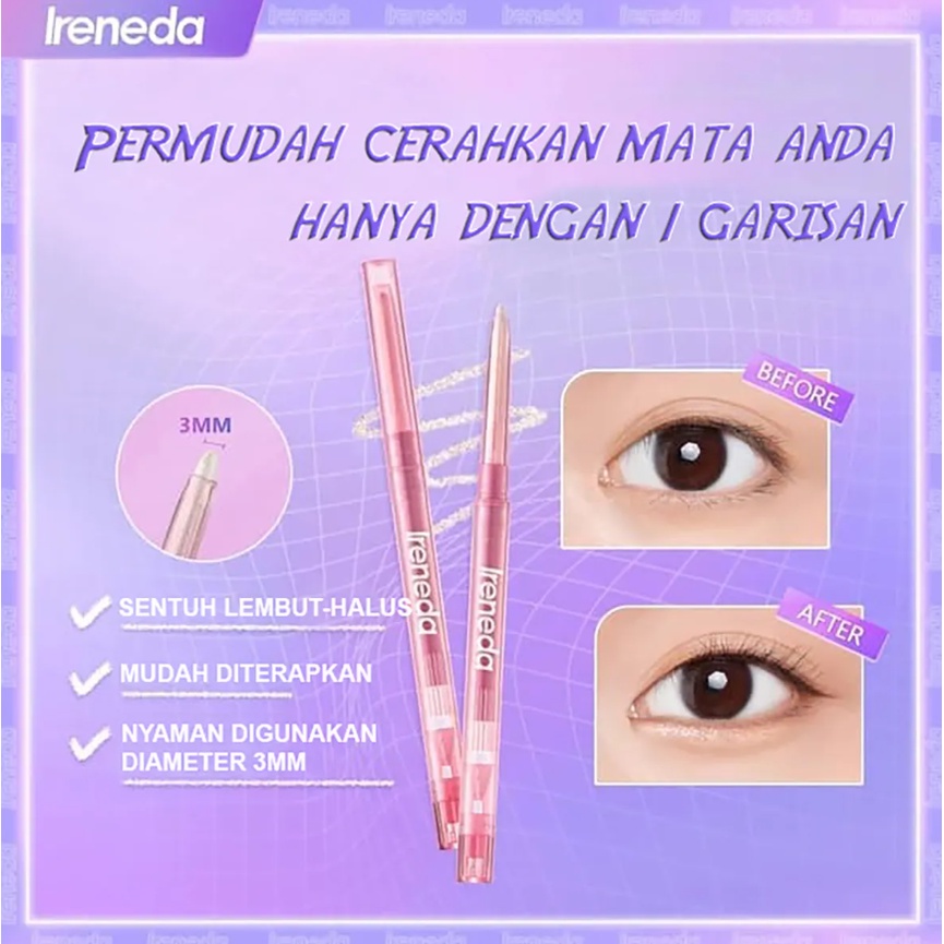 (READY &amp; ORI) IRENEDA Shimmer Soft Creamy Eyeshadow Waterproof - IR04