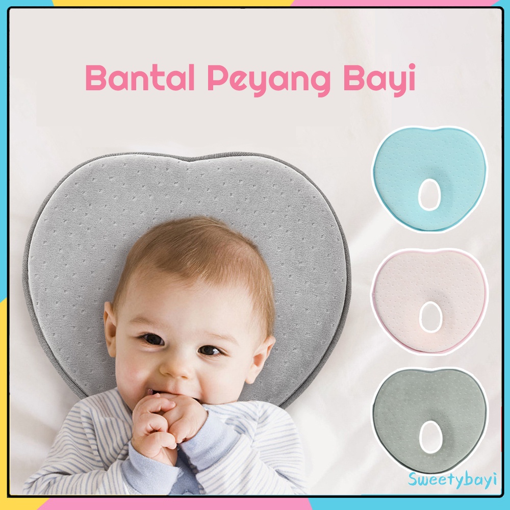 SweetyBayi Bantal bayi anti peyang Bantal peang bayi lembut Bantal kepala bayi newborn Baby pillow