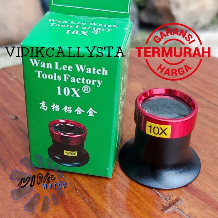 NEW LENSA KACA PEMBESAR 10X KUALITAS BAGUS EYE LOOP EYELOOP