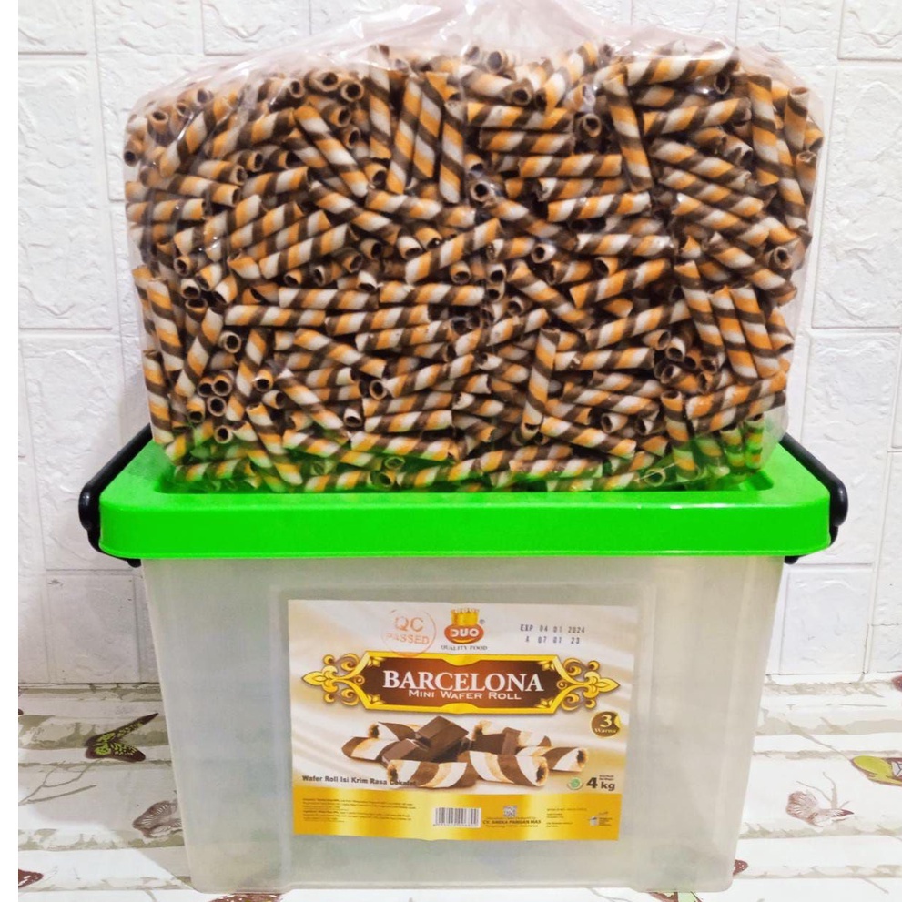 

BARCELONA mini WAFER ROLL BOX 4 KG BARSE BOX ORIGINAL
