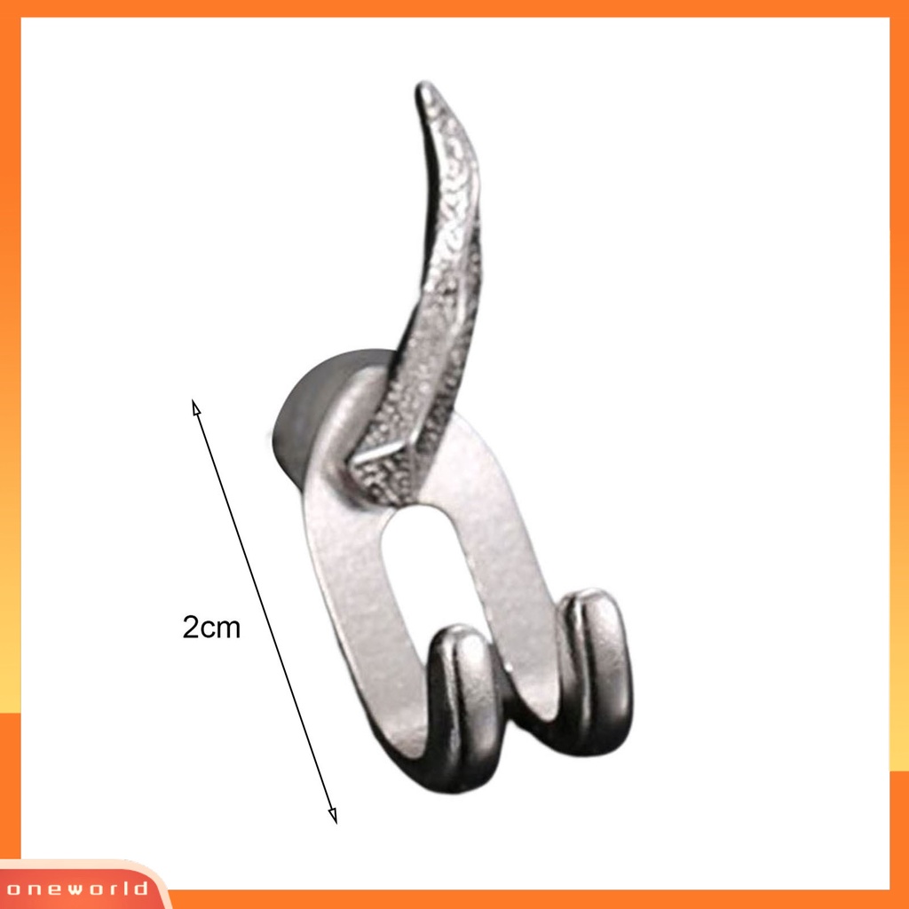 [OWR] Ear Studs Punk Hip Hop Dilepas 2-cakar Kait Kepribadian Hadiah Keren Gaya Sederhana Pria Anting Perhiasan Fashion