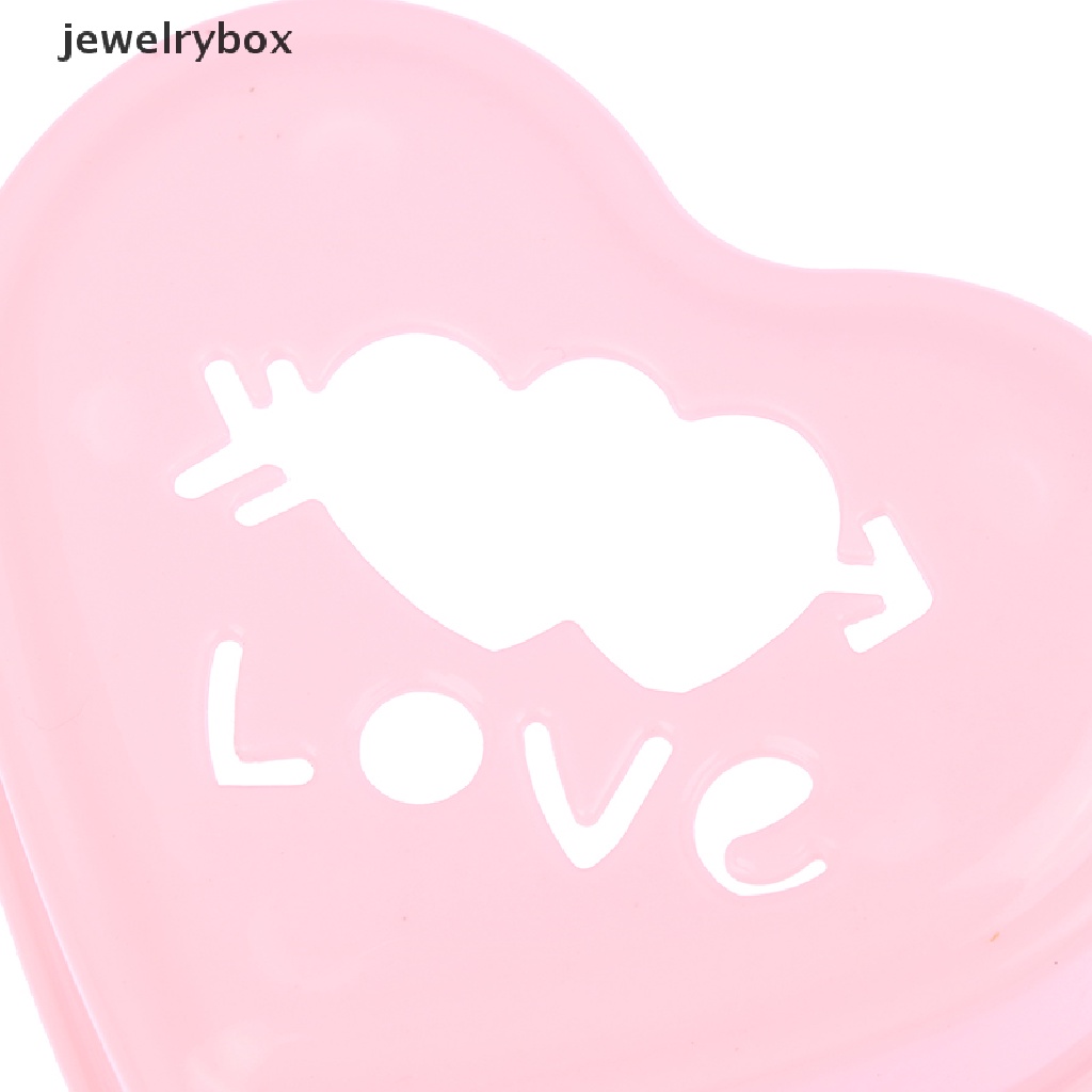 [jewelrybox] 1pc Kitchen Breakfast Love Cetakan Sandwich Roti Biskuit Embosser Kue Alat Butik
