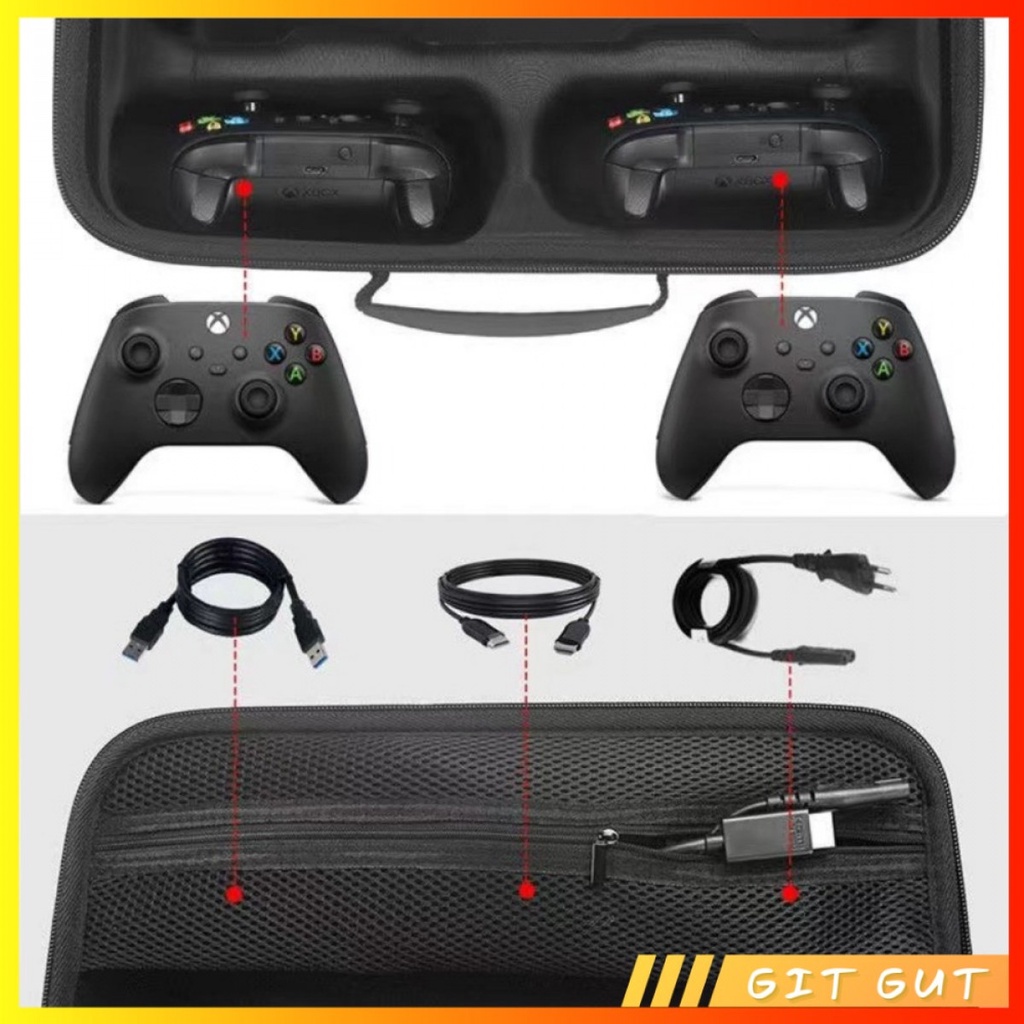 Tas Konsol Xbox Series X - Console Hard Case Storage Travel Carry Bag