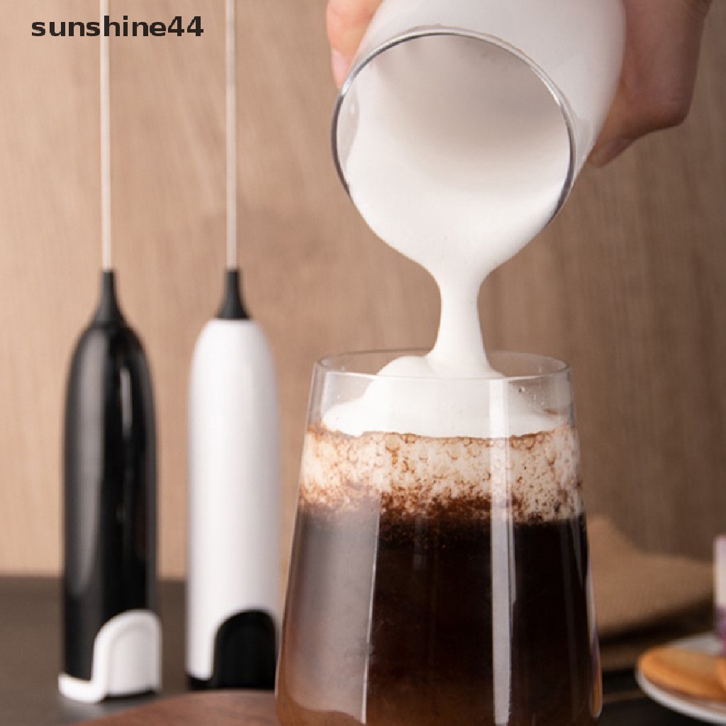 Sunshine Electric Milk Frother Minuman Dapur Foamer Whisk Pengaduk Pengocok Telur ID