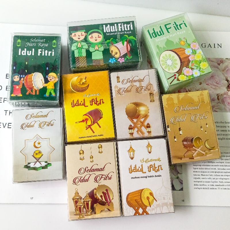 100pcs Amplop Lebaran Idul Fitri THR Karakter Angpao Lucu Mini Anak