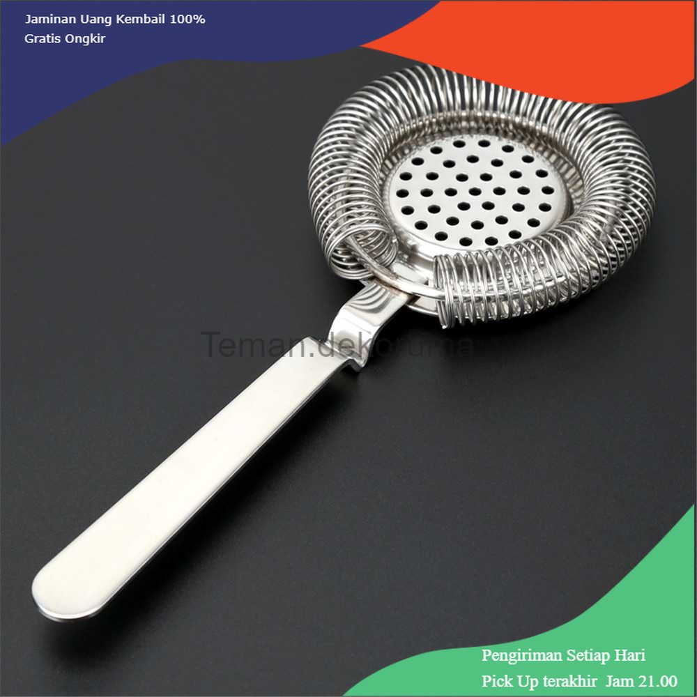 TD - DPR BARMAID BARWARE Cocktail Strainer Stainless Steel Bar Tools - BRW9