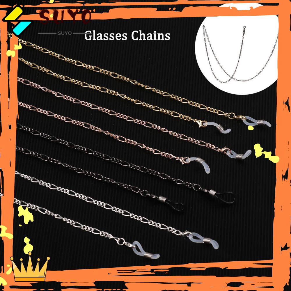 Suyo Rantai Kacamata Logam Unisex Spectacles Cords Glasses Holder Necklace