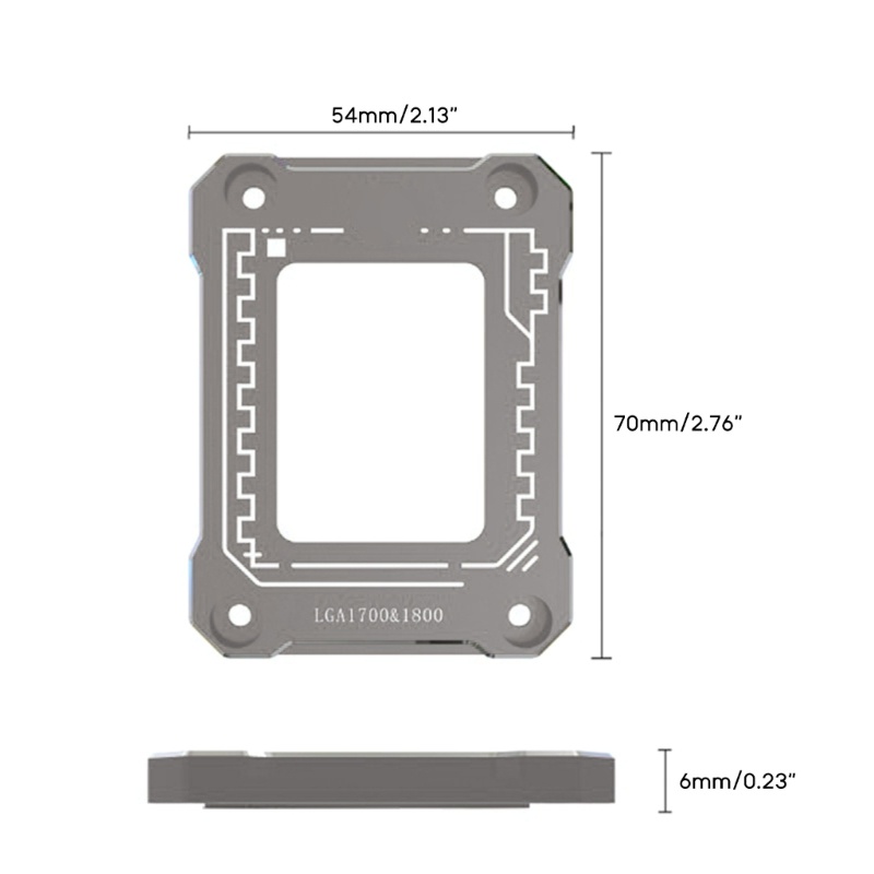 Gesper Fix Koreksi Bending CPU zzz Untuk Braket Backplane CPU LGA1700 LGA1800
