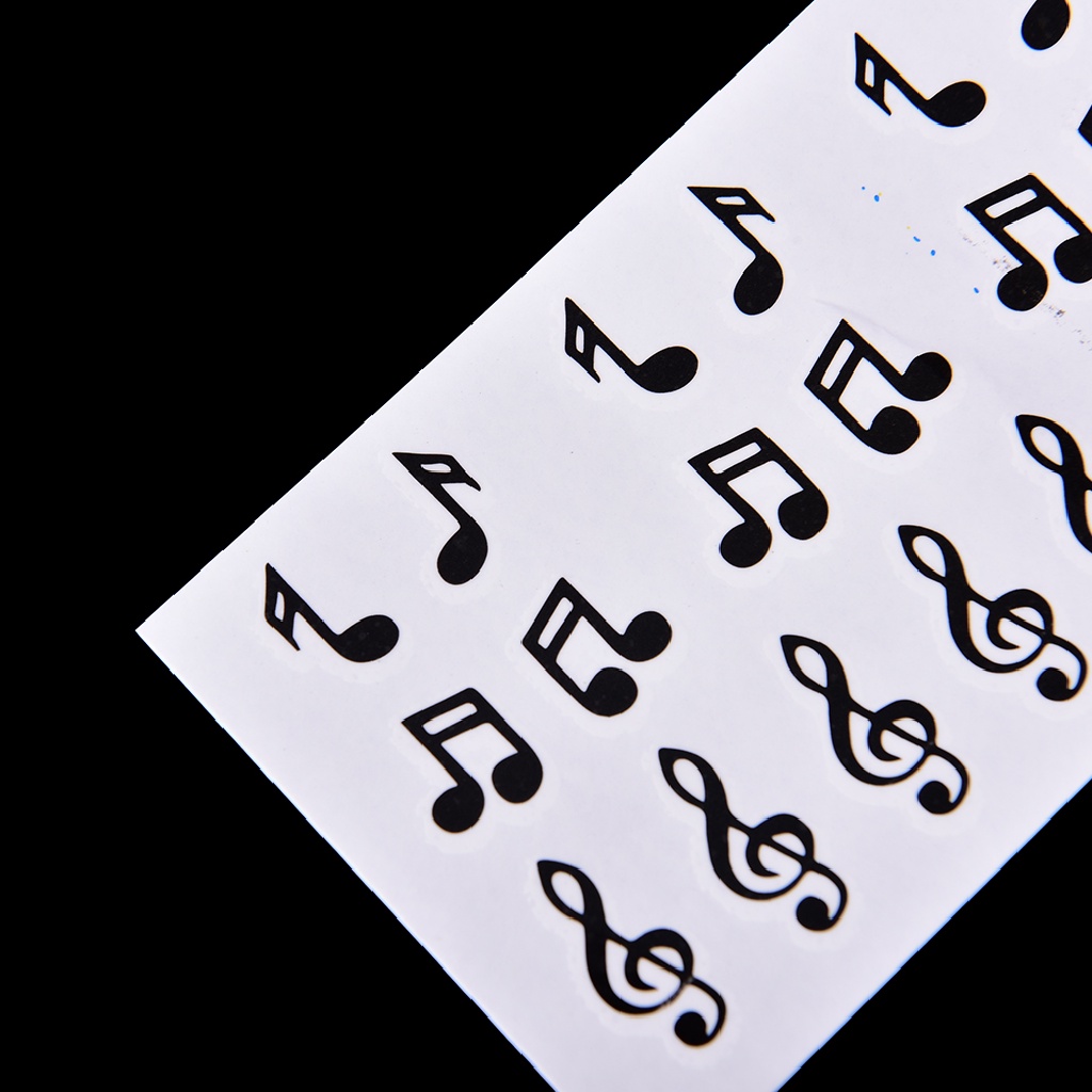 // Kecantikan// Baru Stiker Tato Temporer Palsu Musik Note Arm Body Tahan Air Wanita Art **