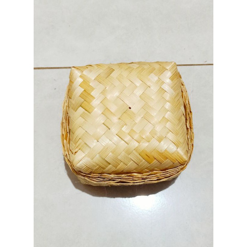 

[ Besekraf ] besek bambu 18x18cm grosir termurah langsung produsen