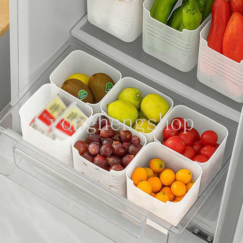 Kulkas Pintu Samping Kotak Penyimpanan Makanan Kulkas Buah Sayur Klasifikasi Kotak Pengawet Bumbu Wadah Makanan Kitchenware Storage Kitchen Organizer