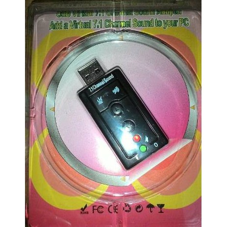 USB SOUND 7.1 CHANNEL / USB SOUND CARD VERSI 7.1  VN 4