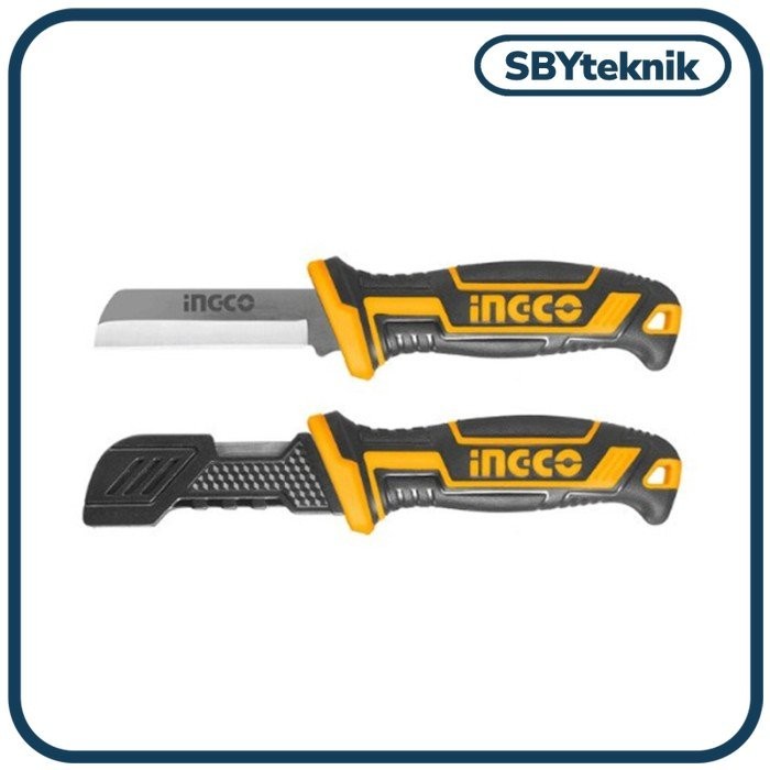 

Cable Stripping Knife (Straight 8") INGCO HPK82101 - Pisau Kupas Kabel