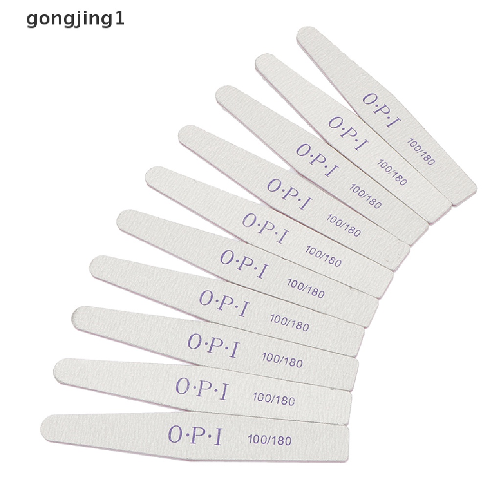 Ggg 10Pcs/Set Diamond Nail File Nail Polisher Nail Remover Poles Strip Kikir Kuku ID