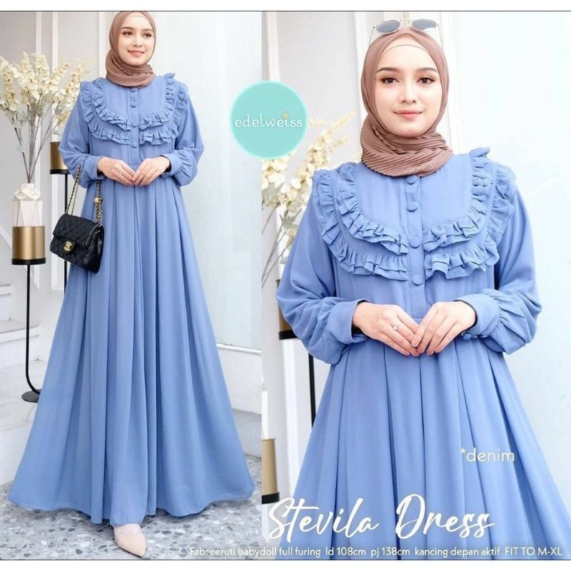 STEVILA DRESS MAXY CRINGKEL AIRFLOW