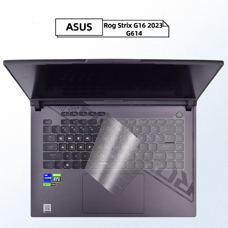 Cover Keyboard Asus Rog Strix G16 (2023) G614 G614J Film Pelindung Keyboard Anti Debu Waterproof