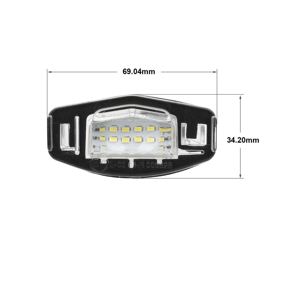 2pcs Led Plat Lampu Mobil styling Led Tail light Putih Lampu Led Untuk Honda Civic Accord Untuk Acura MDX RL TL TSX RDX ILX